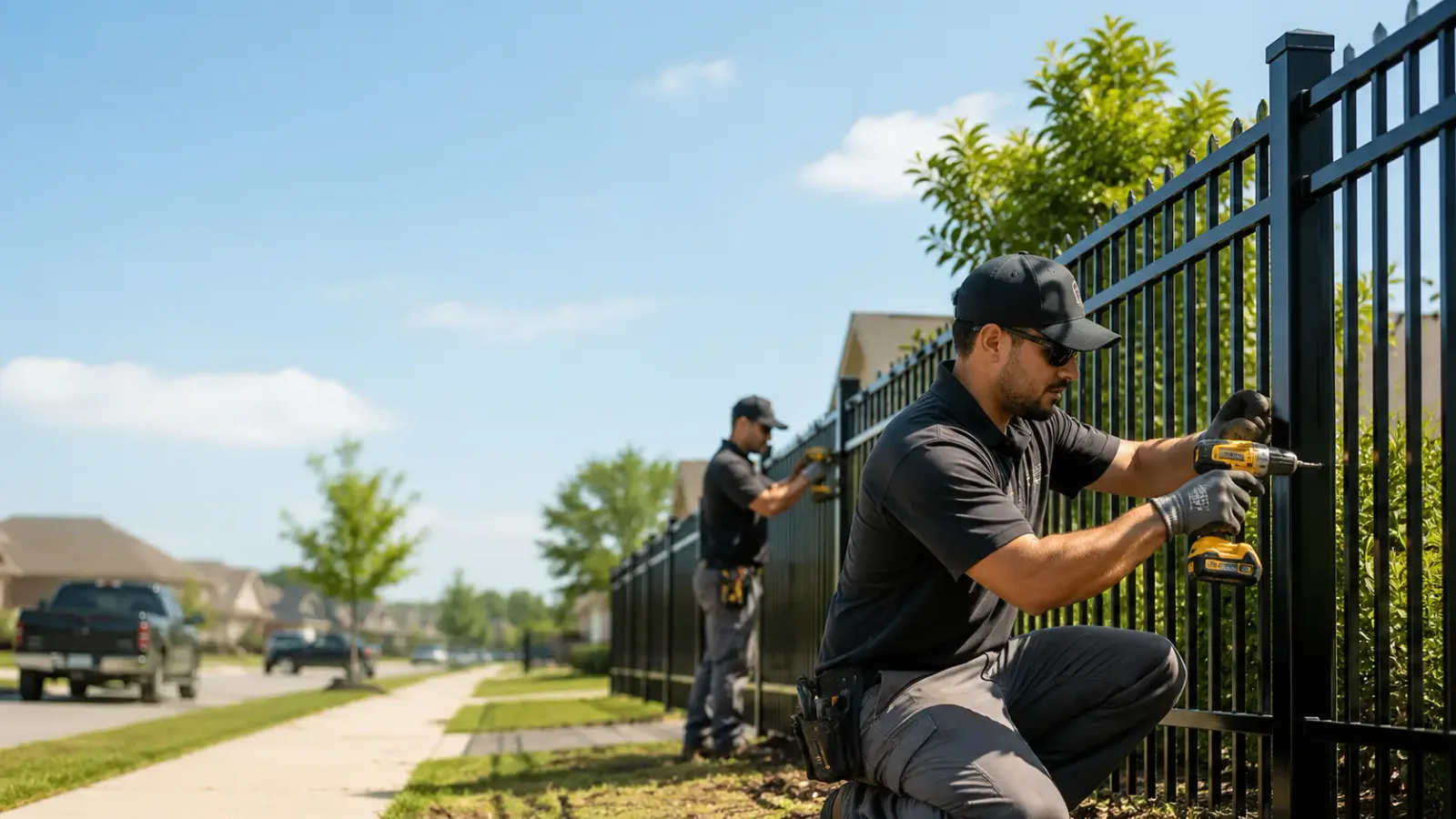 Metal Fence Installation in Holbrook, PA